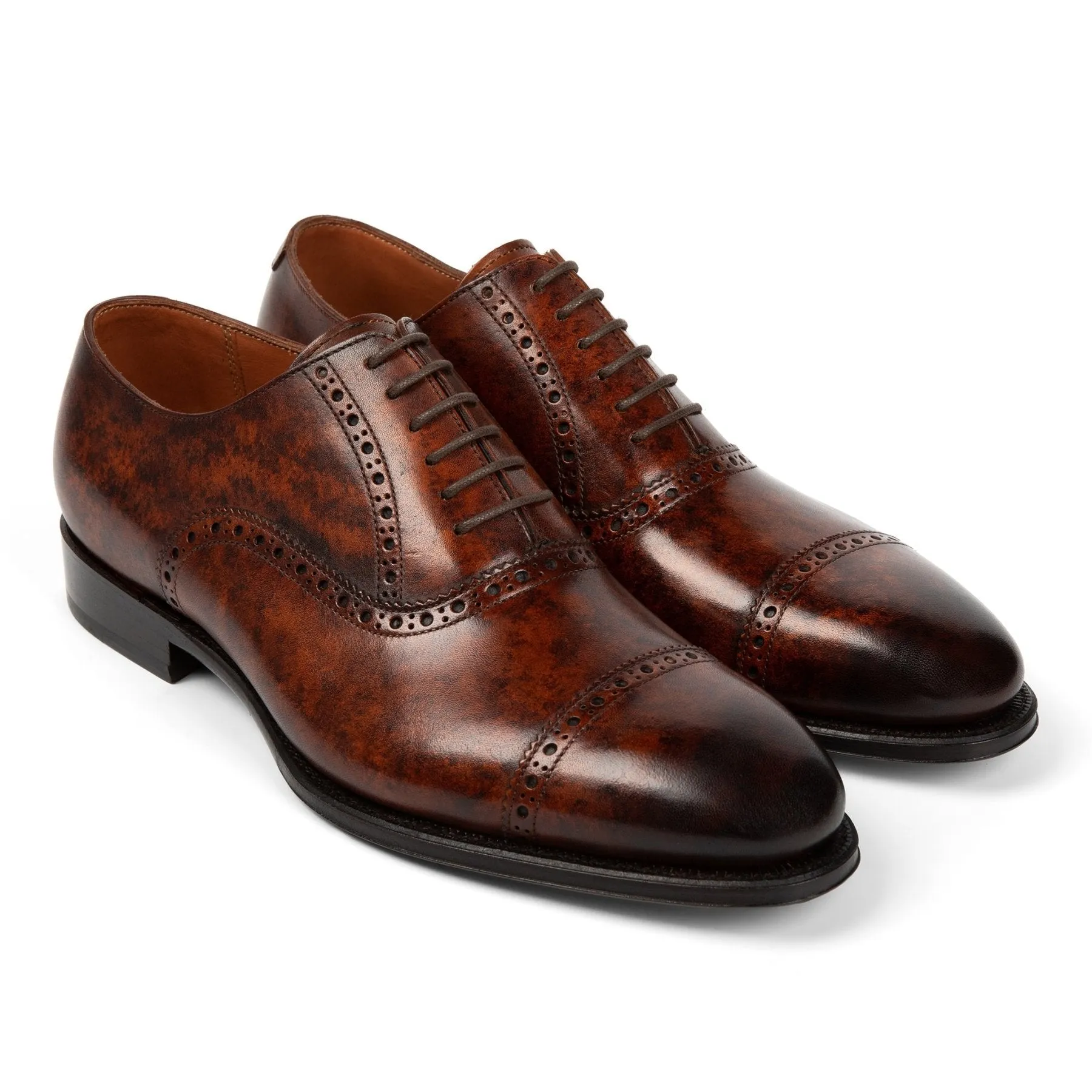 Windsor Brogue Cap-Toe // Cognac Eclipse sold by Sartoro product image thumbnail 2