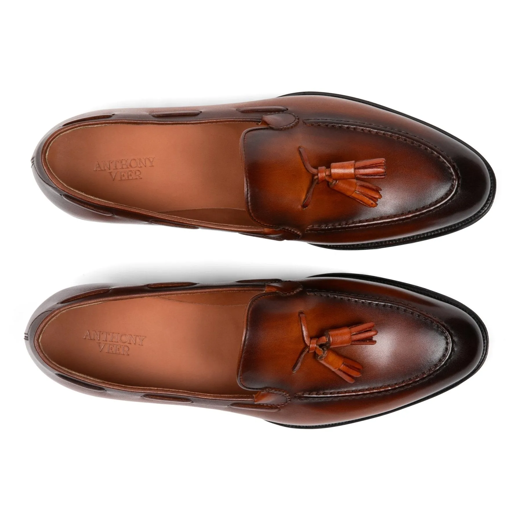 Camden Tassel Loafer // Amber Cognac Tan sold by Sartoro product image thumbnail 3