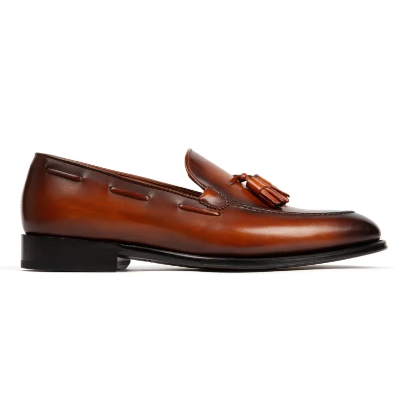 Camden Tassel Loafer // Amber Cognac Tan sold by Sartoro