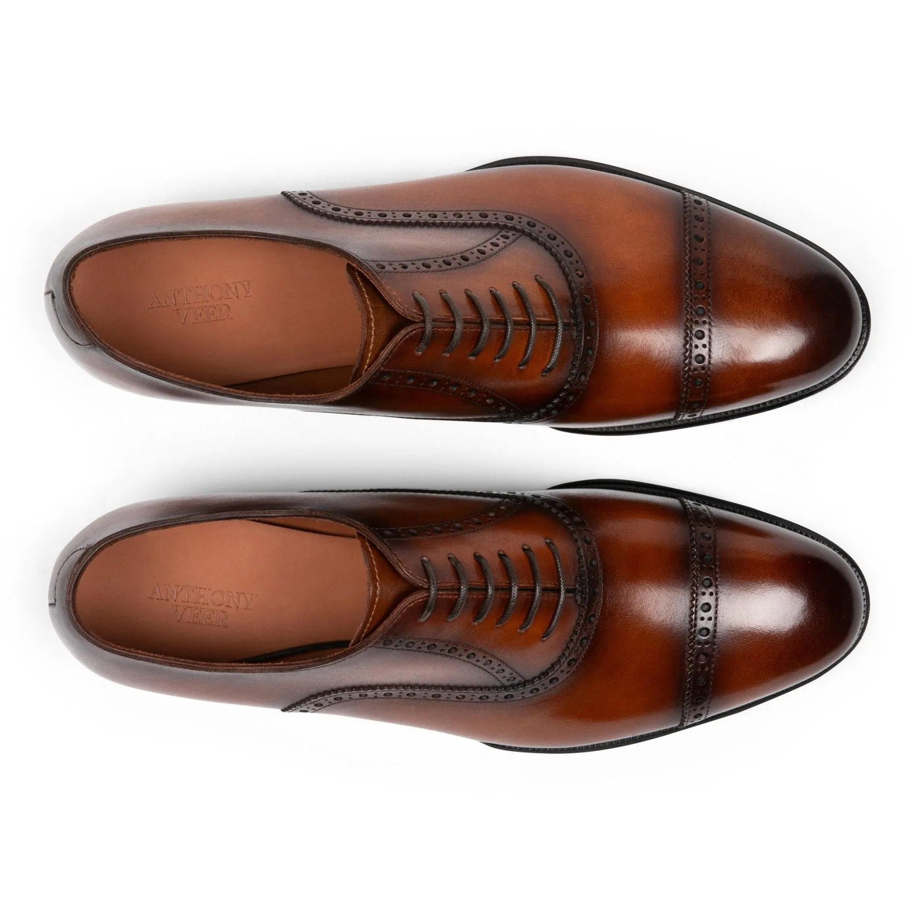 Windsor Brogue Cap-Toe // Vintage Amber Tan sold by Sartoro product image thumbnail 3