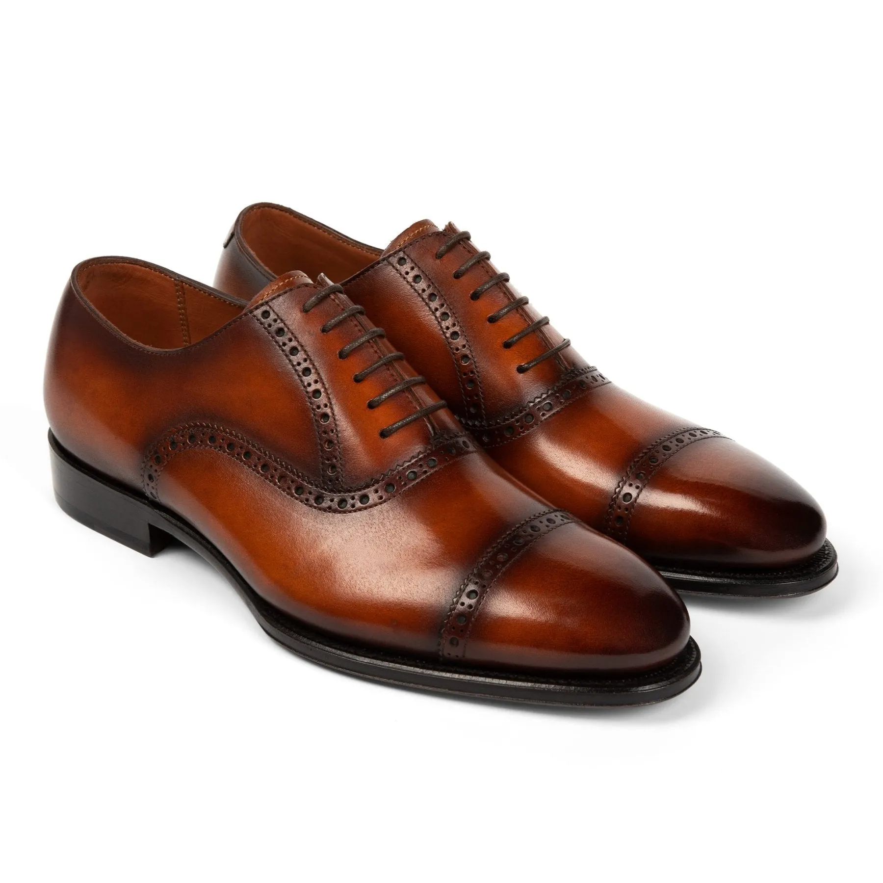 Windsor Brogue Cap-Toe // Vintage Amber Tan sold by Sartoro product image thumbnail 2