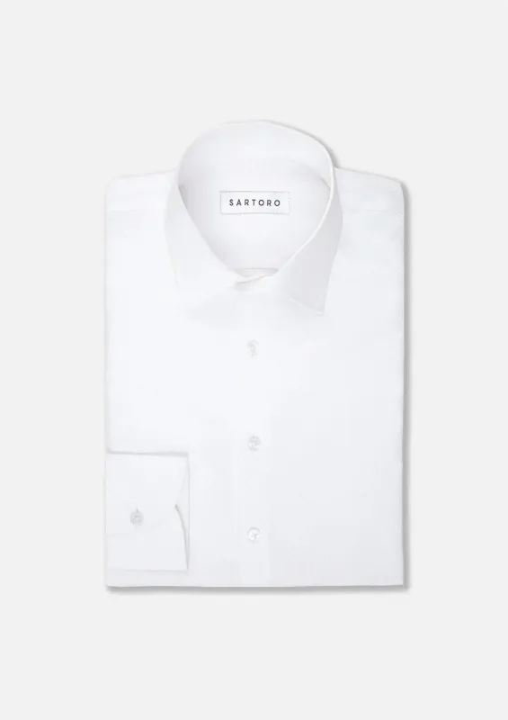 Pure White Stripe Shirt sold by Sartoro