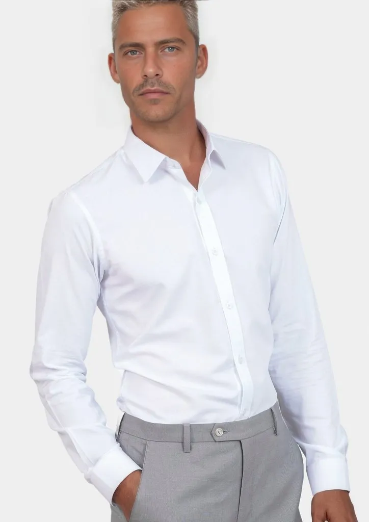 White Egyptian Cotton Broadcloth Shirt - SPECIAL sold by Sartoro product image thumbnail 2