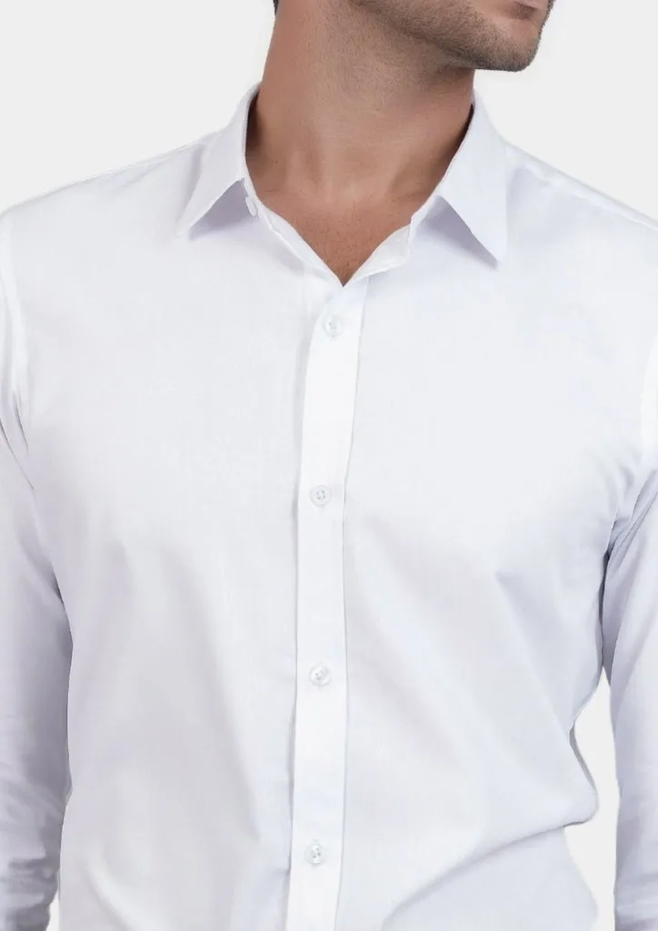 White Egyptian Cotton Broadcloth Shirt - SPECIAL sold by Sartoro product image thumbnail 3