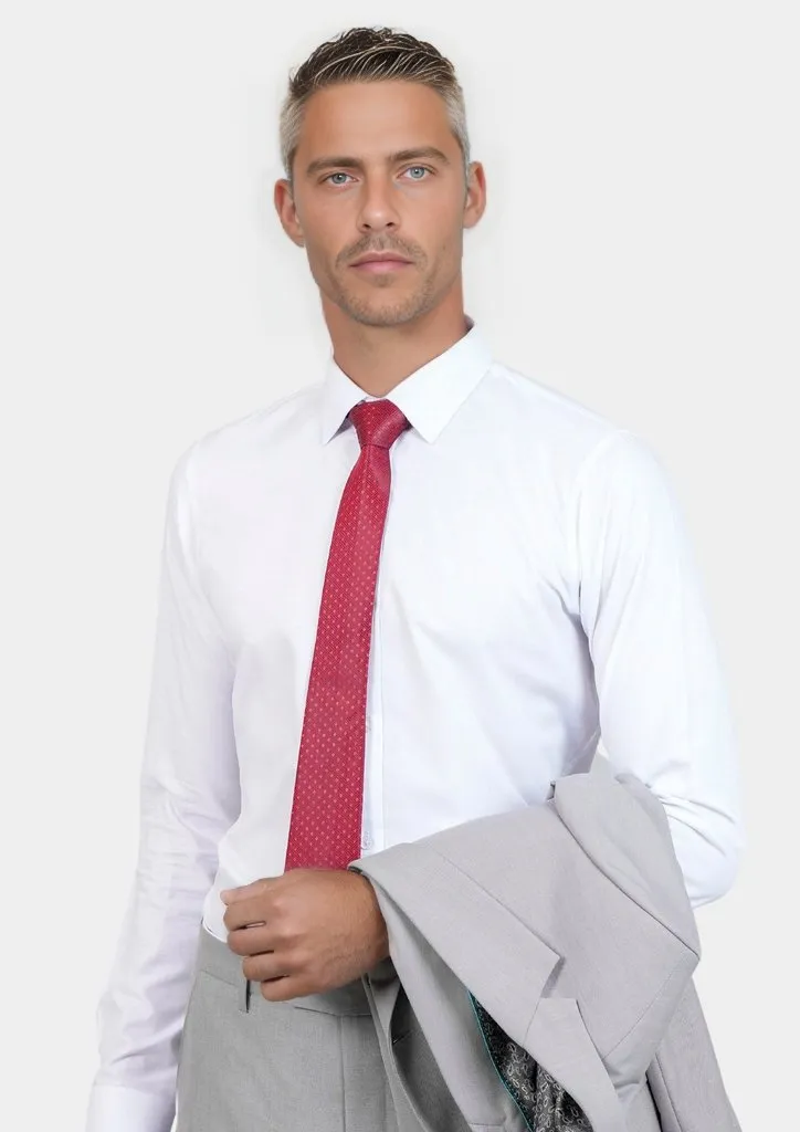 White Egyptian Cotton Broadcloth Shirt - SPECIAL sold by Sartoro product image thumbnail 4