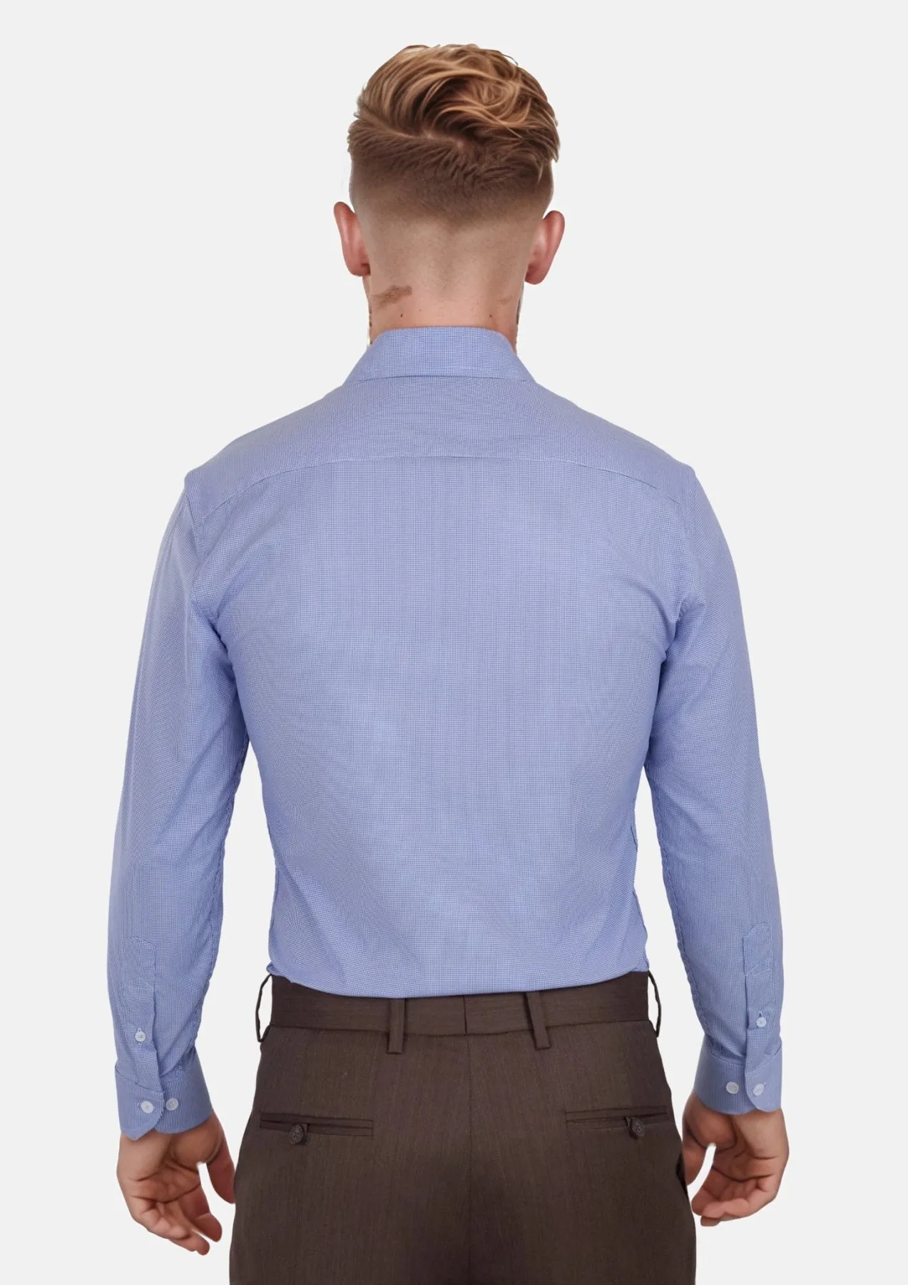 Violet Blue Houndstooth Shirt sold by Sartoro product image thumbnail 5