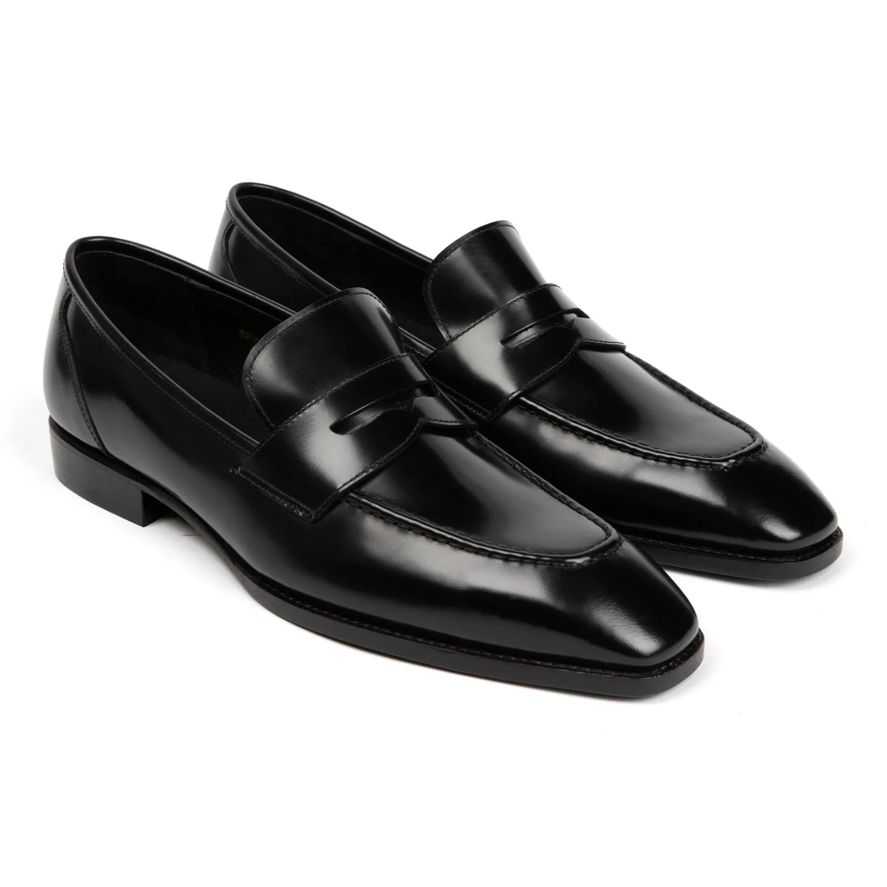Belmont Penny Loafer // Onyx Shine Black sold by Sartoro product image thumbnail 2