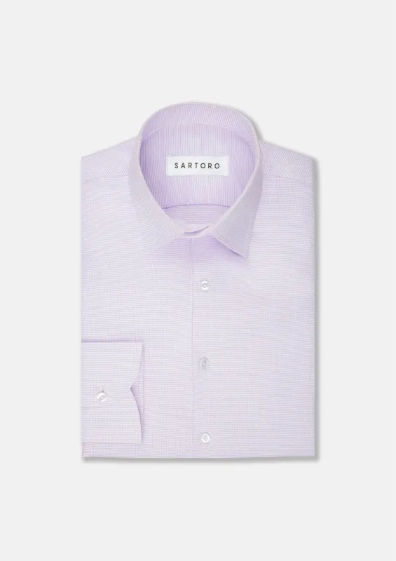 Lilac Dobby Wave Shirt sold by Sartoro