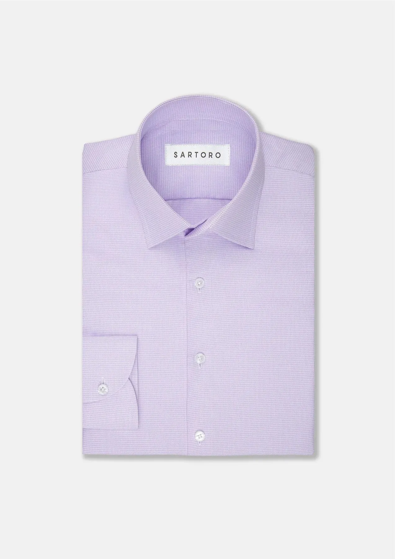 Lilac Houndstooth Shirt sold by Sartoro