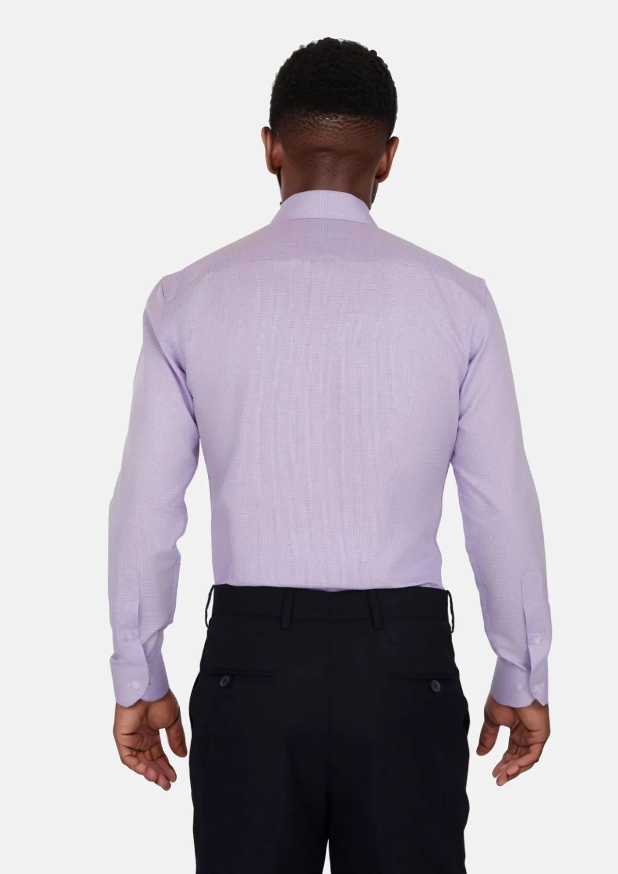 Lilac Houndstooth Shirt sold by Sartoro product image thumbnail 5