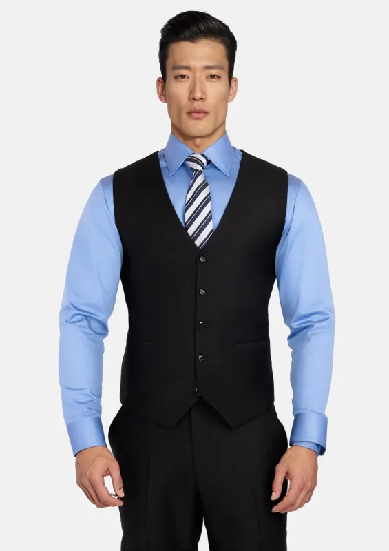 Onyx Black Vest sold by Sartoro