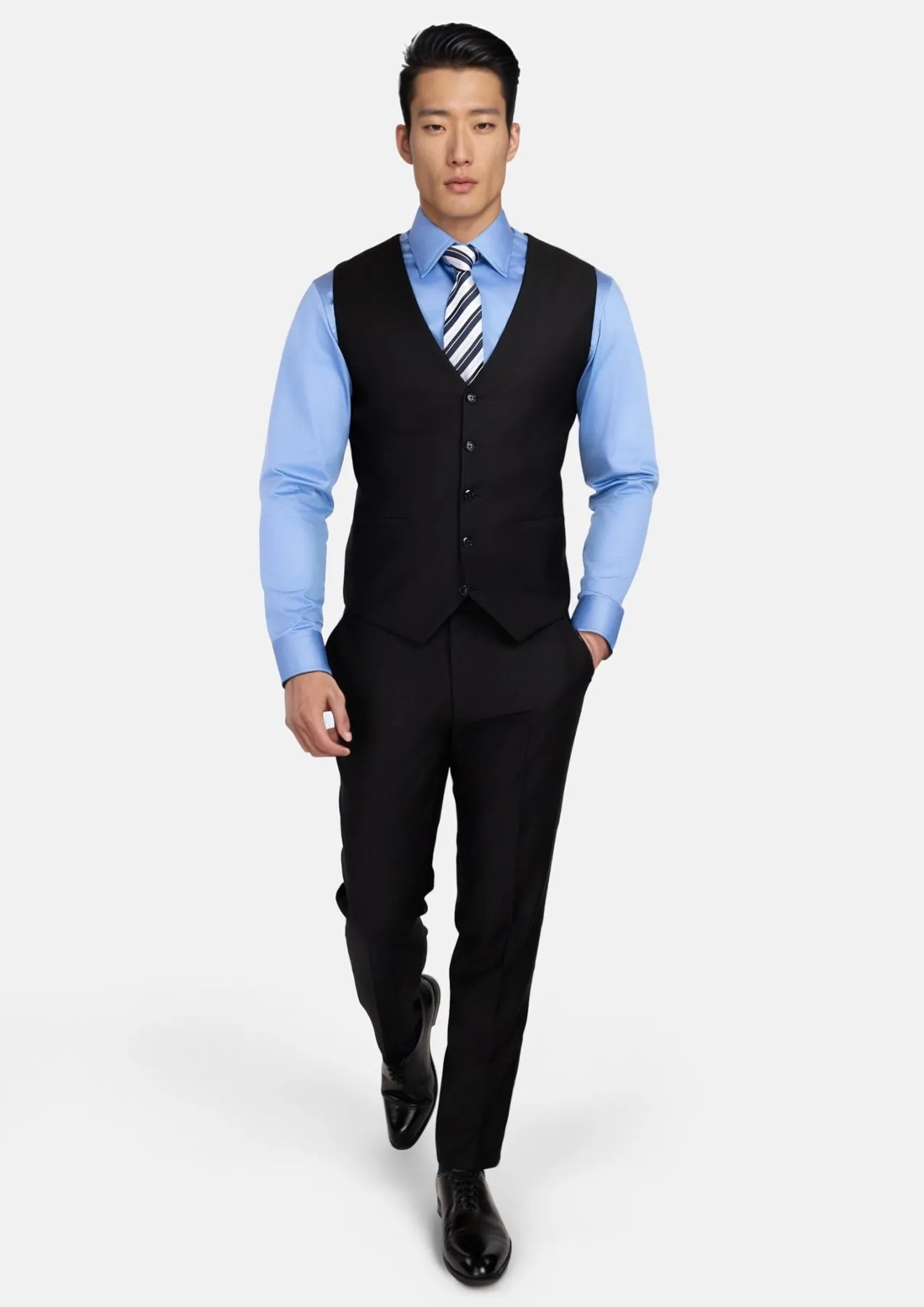 Onyx Black Vest sold by Sartoro product image thumbnail 4