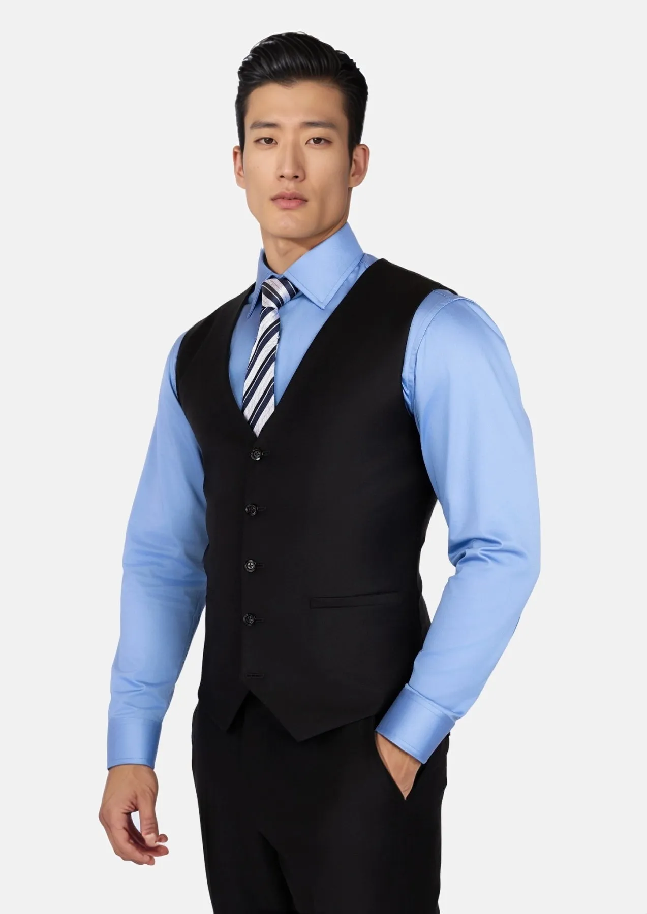 Onyx Black Vest sold by Sartoro product image thumbnail 5