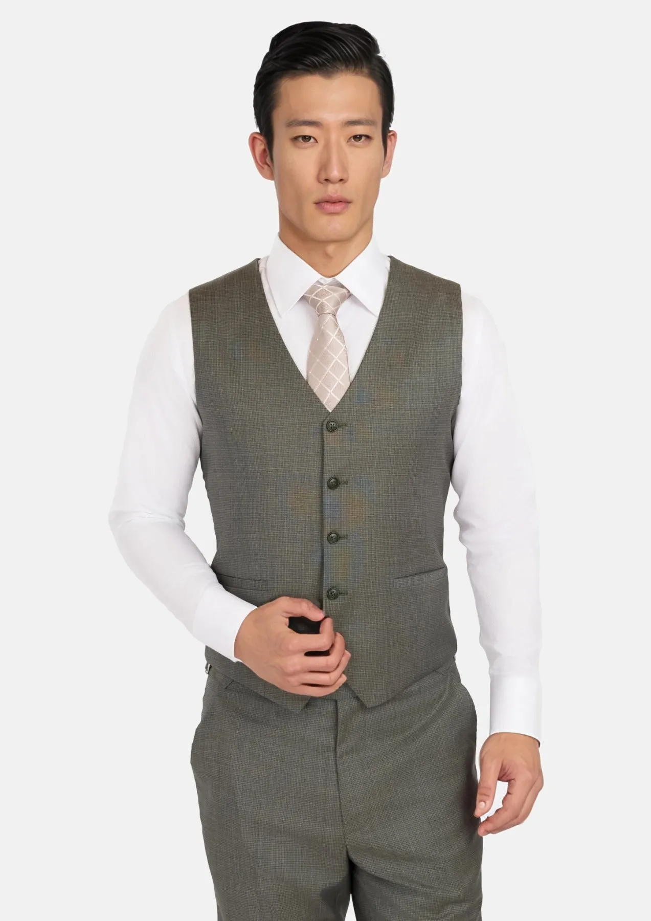 Midtown Sage Vest sold by Sartoro product image thumbnail 3