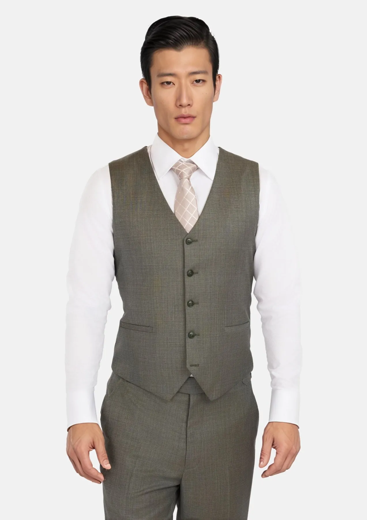 Midtown Sage Vest sold by Sartoro