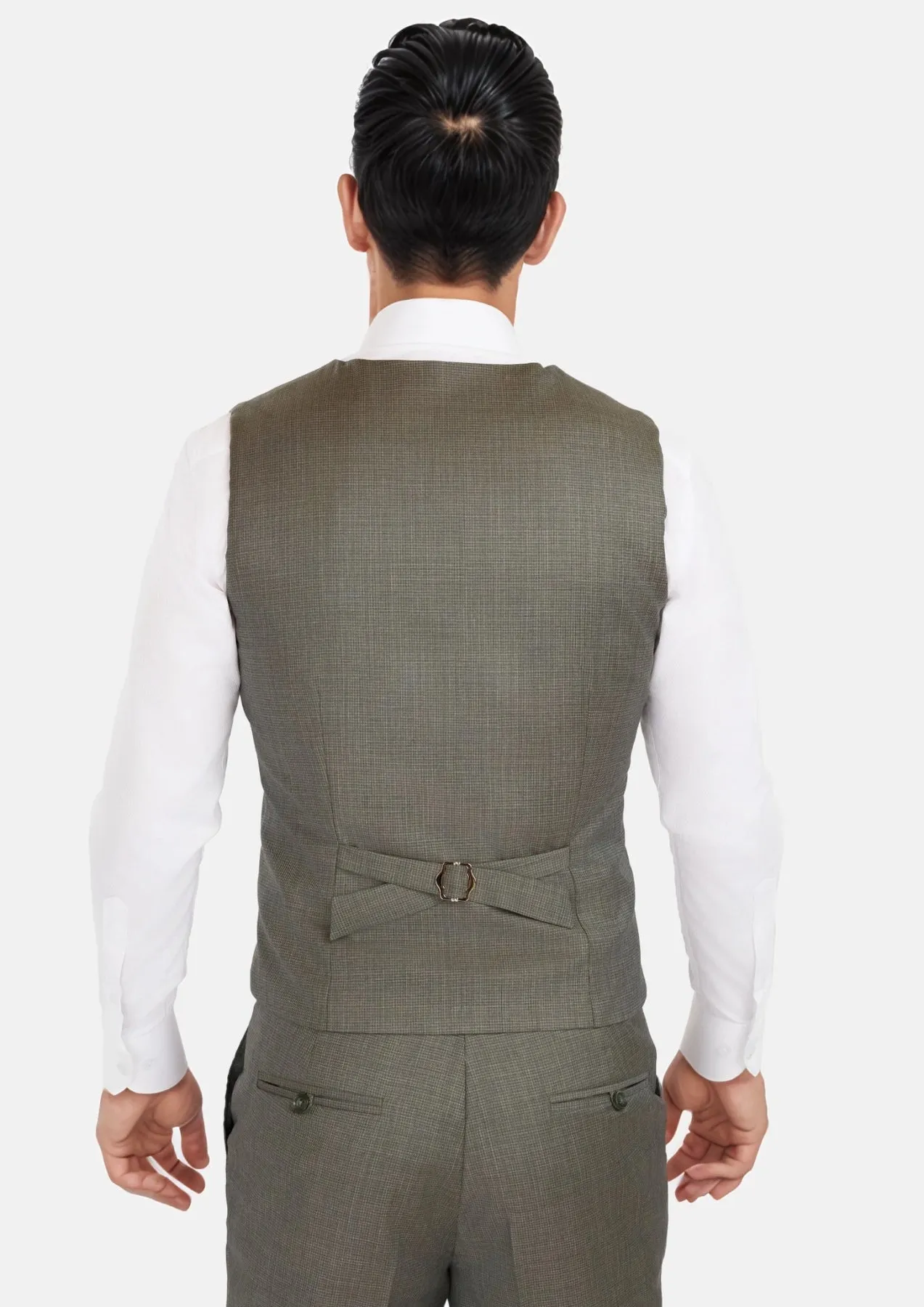 Midtown Sage Vest sold by Sartoro product image thumbnail 4