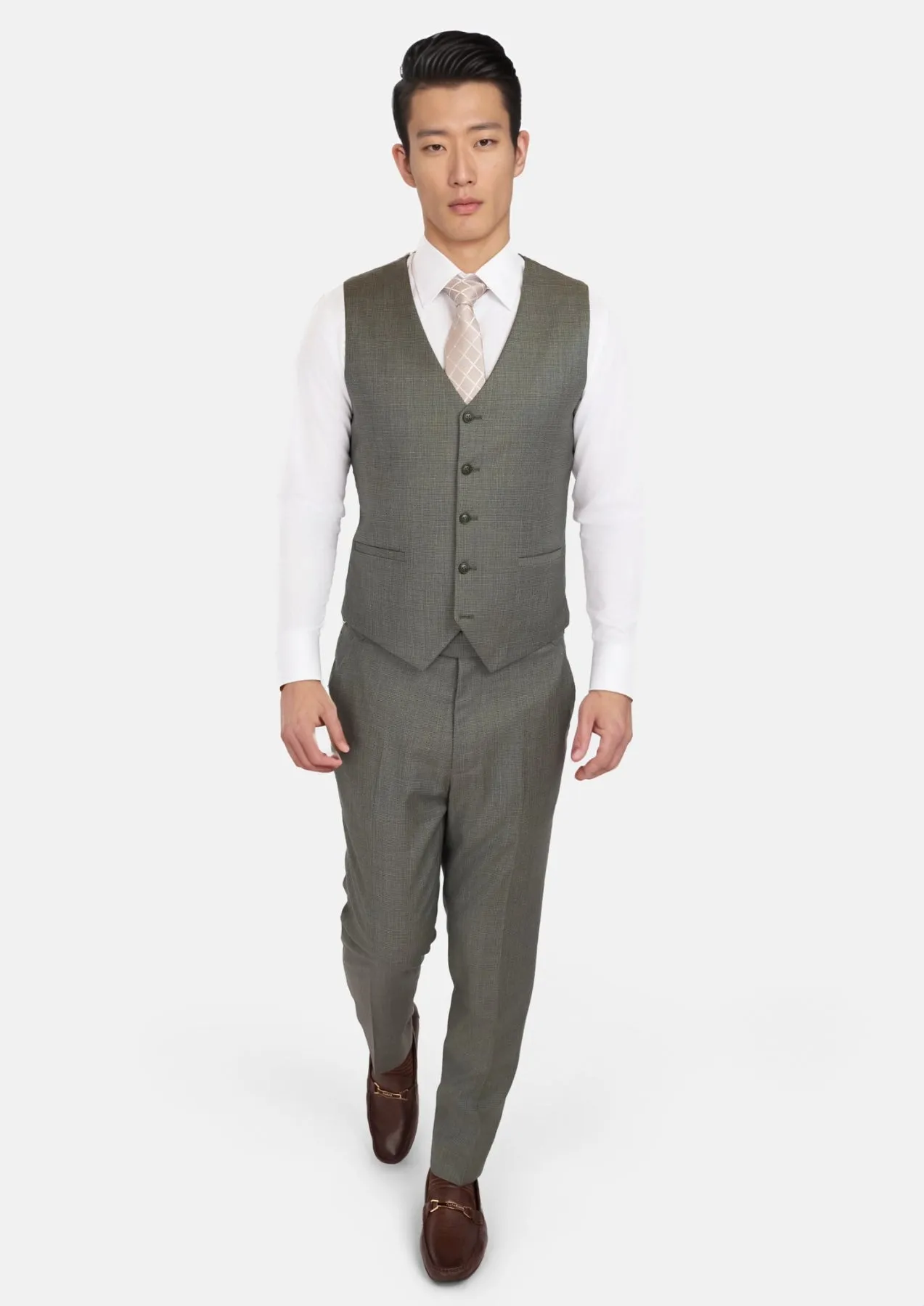 Midtown Sage Vest sold by Sartoro product image thumbnail 5
