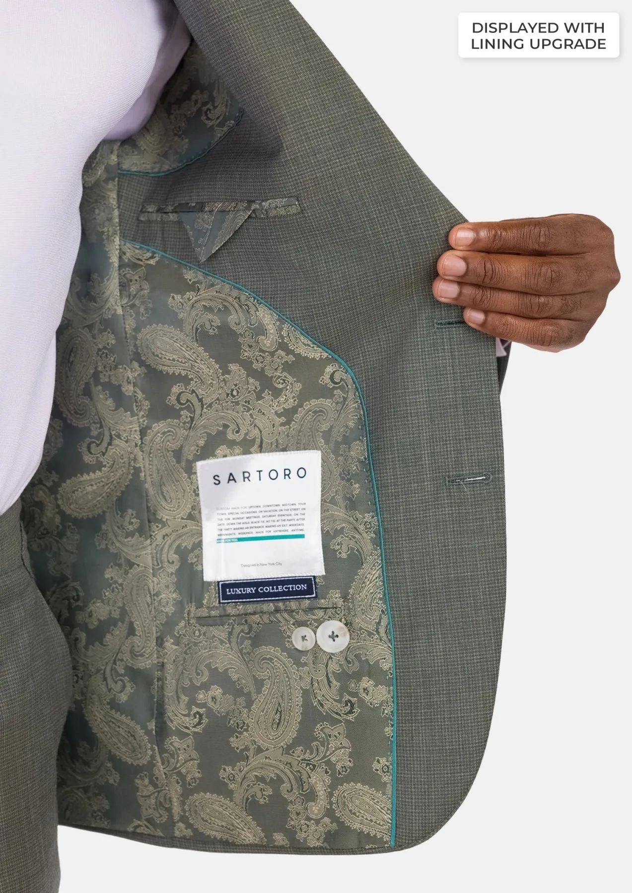 Midtown Sage Ellis Suit sold by Sartoro product image thumbnail 4