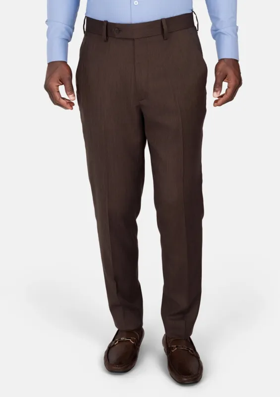 Hickory Brown Herringbone Pants sold by Sartoro