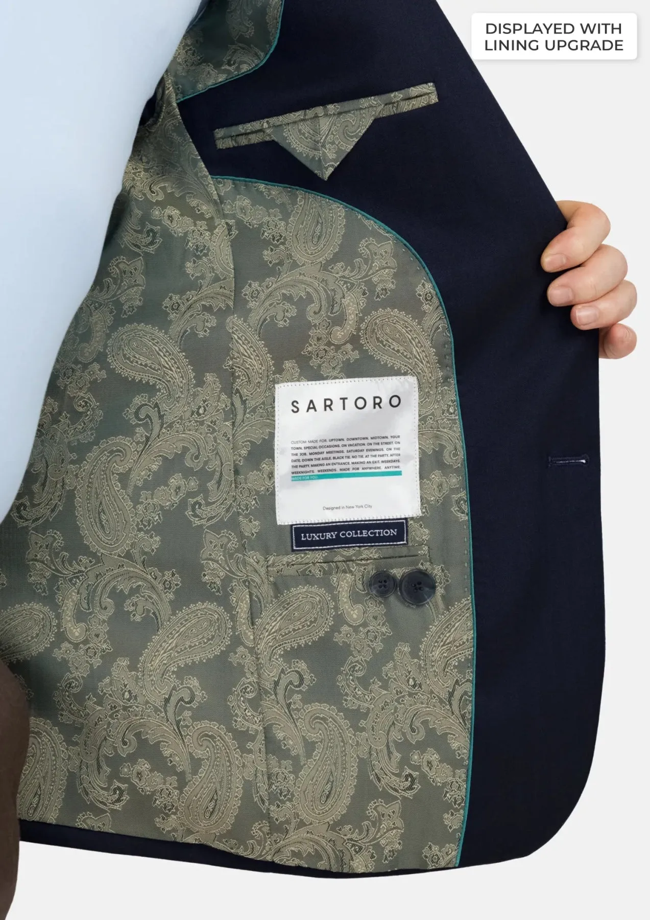 Imperial Navy Bryant Jacket sold by Sartoro product image thumbnail 4