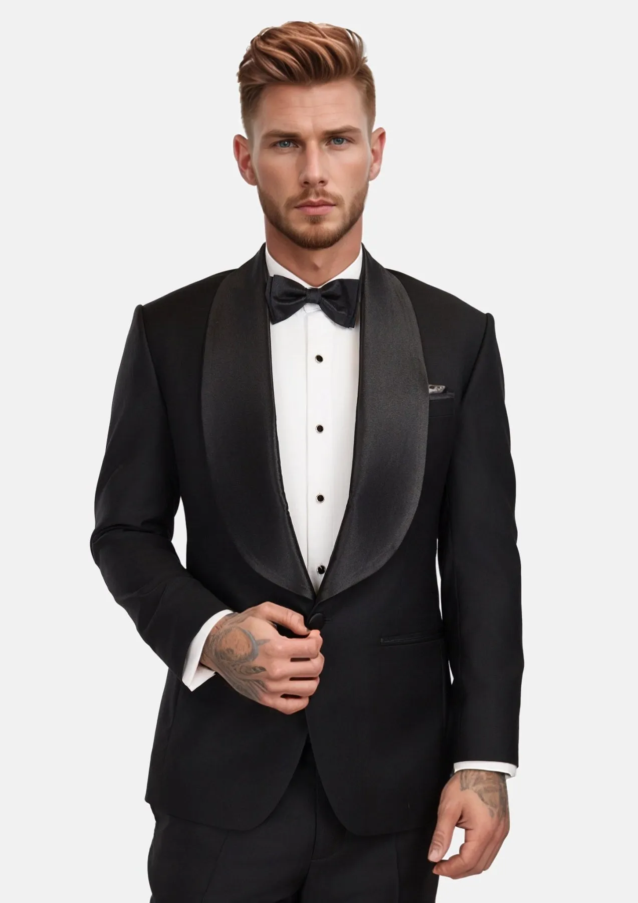 Onyx Black Monroe Tuxedo sold by Sartoro product image thumbnail 5