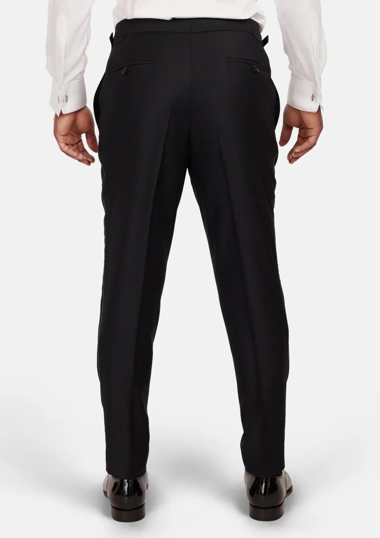 Onyx Black Tuxedo Pants sold by Sartoro product image thumbnail 3