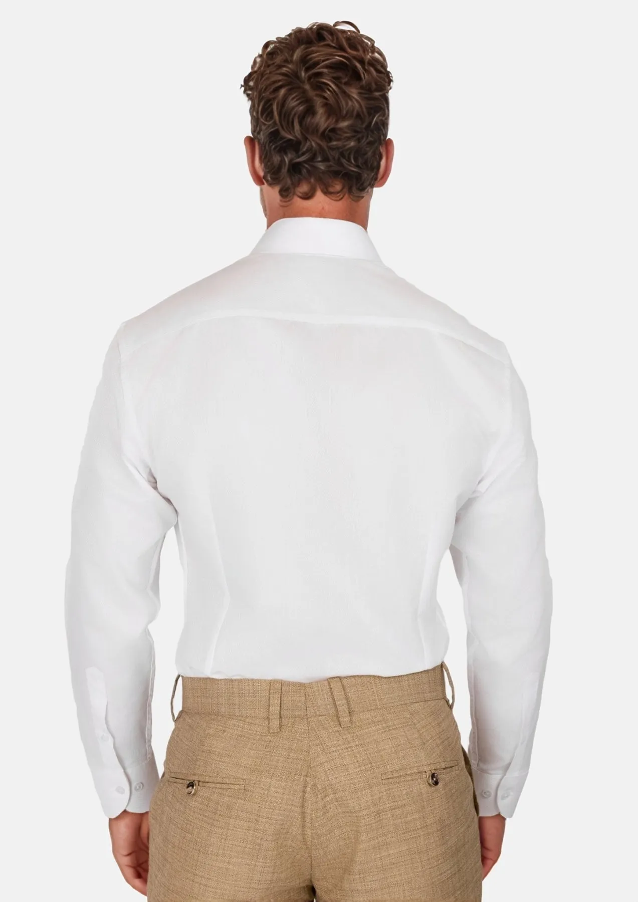 Crystal White Diamond Shirt sold by Sartoro product image thumbnail 5