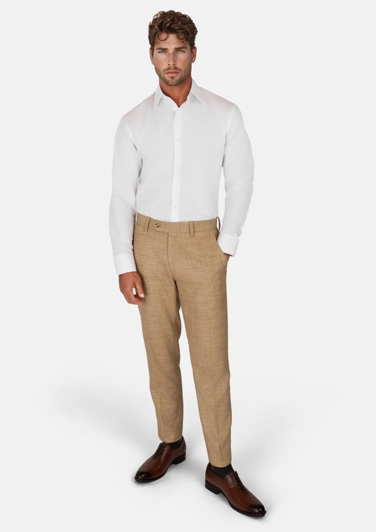 Crystal White Diamond Shirt sold by Sartoro product image thumbnail 4