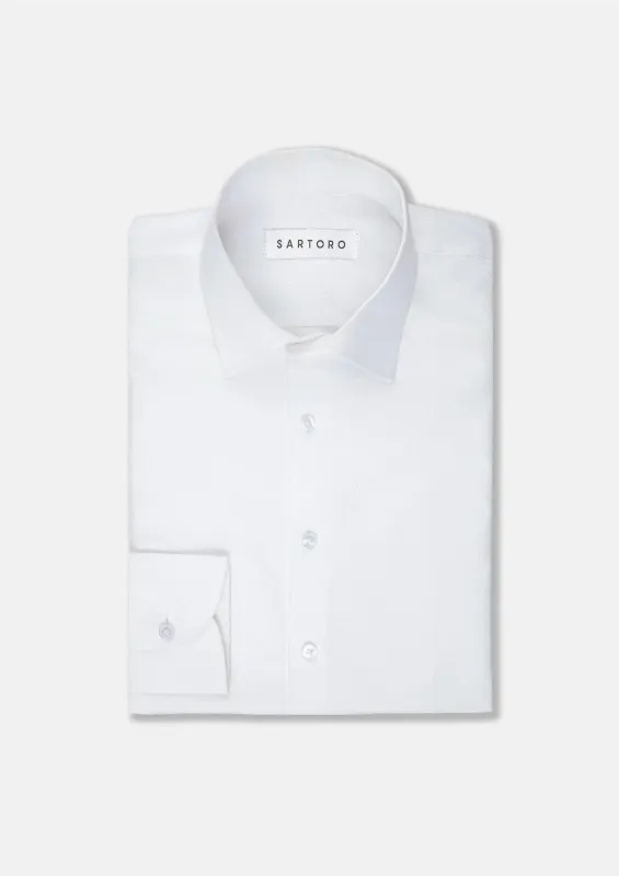 Crystal White Diamond Shirt sold by Sartoro