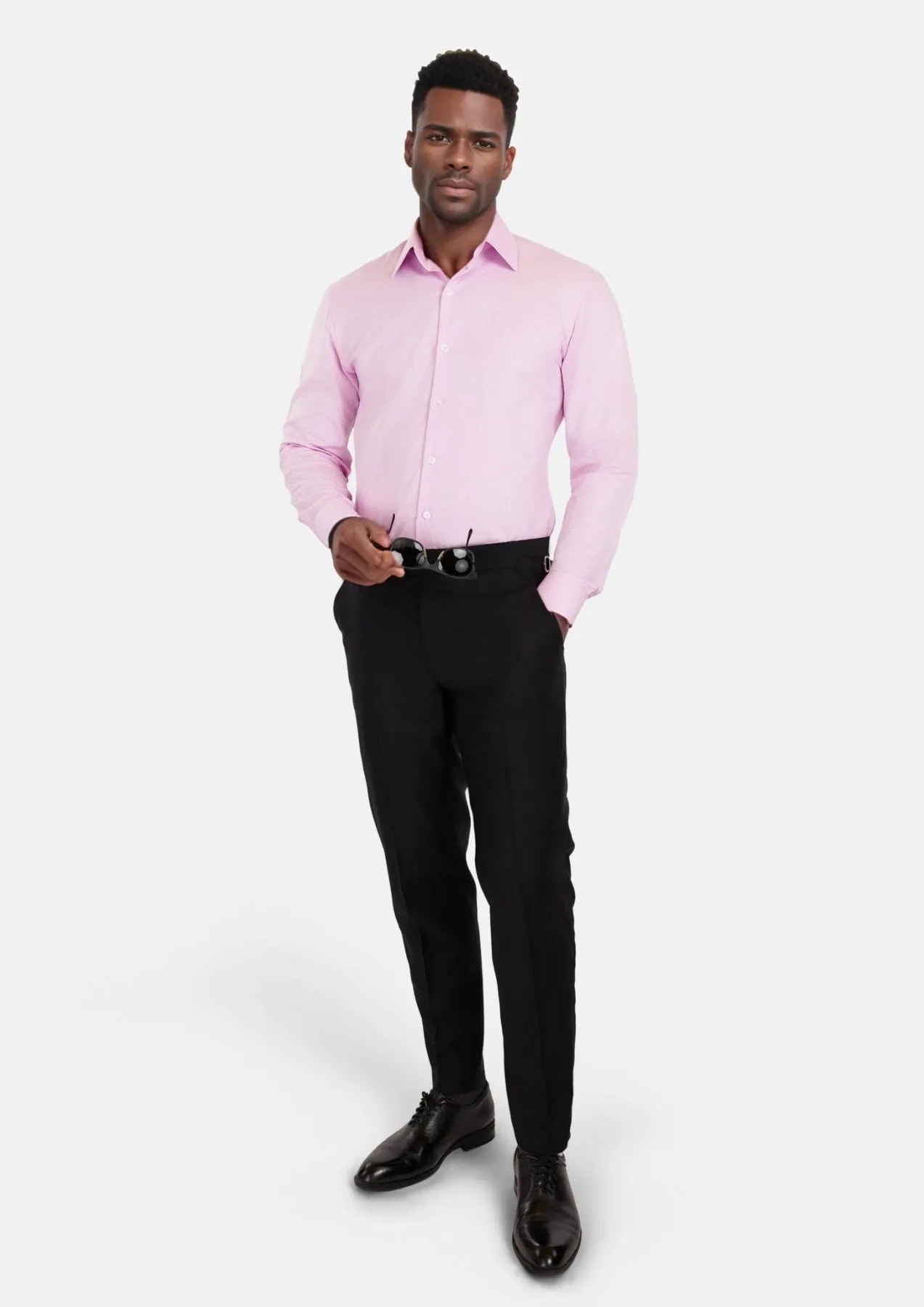 Blush Rose Micro Dot Shirt sold by Sartoro product image thumbnail 4