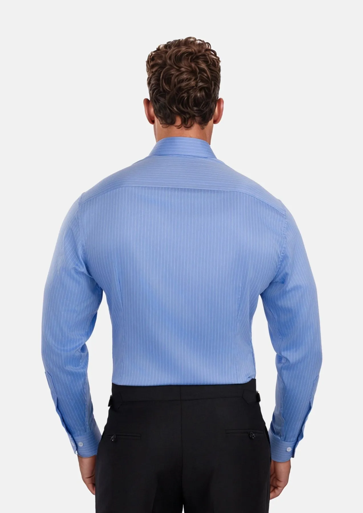 Royal Bamboo Stripe Shirt sold by Sartoro product image thumbnail 5