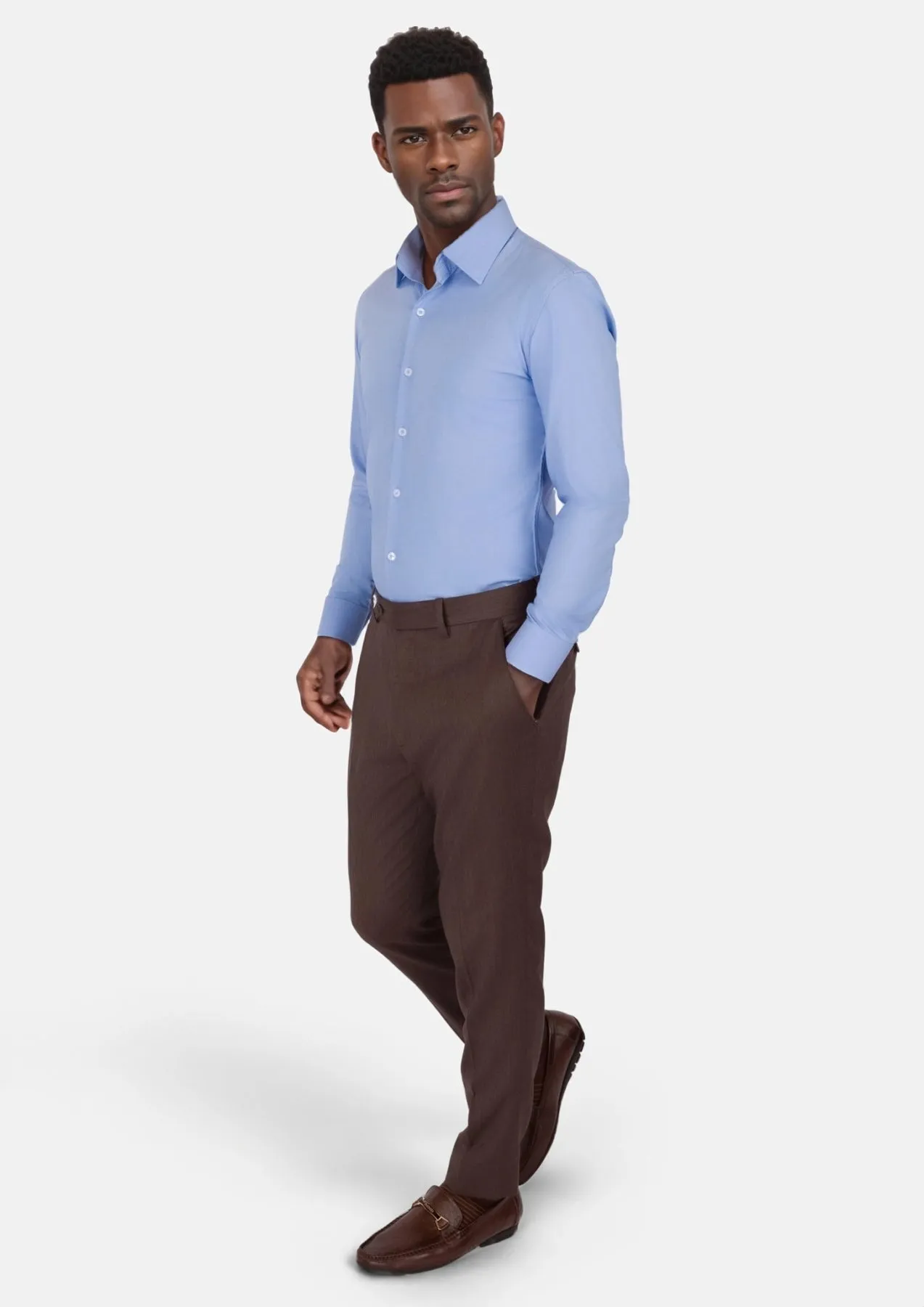 Chambray Blue Wormwood Shirt sold by Sartoro product image thumbnail 4