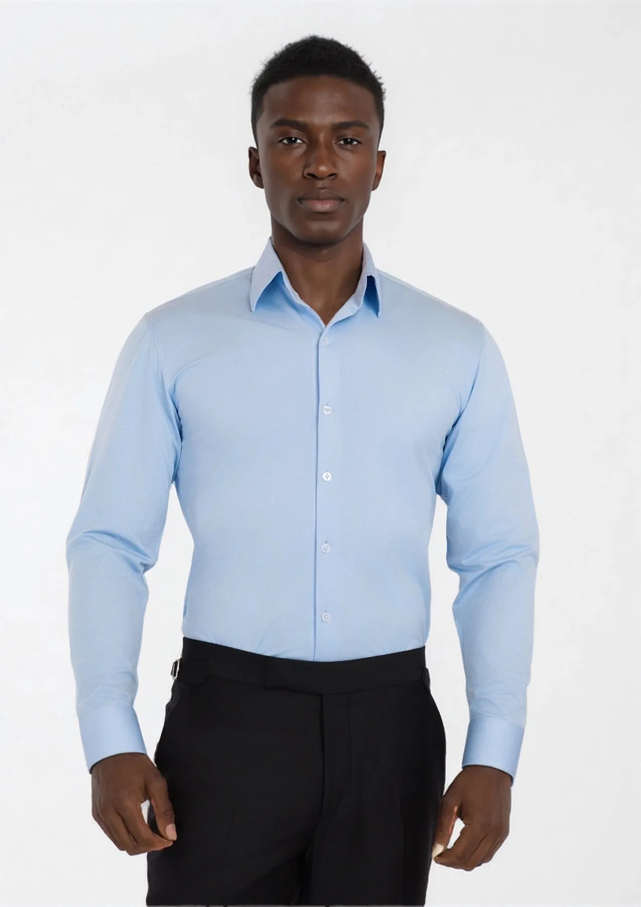Oxford Sky Blue Shirt sold by Sartoro product image thumbnail 2