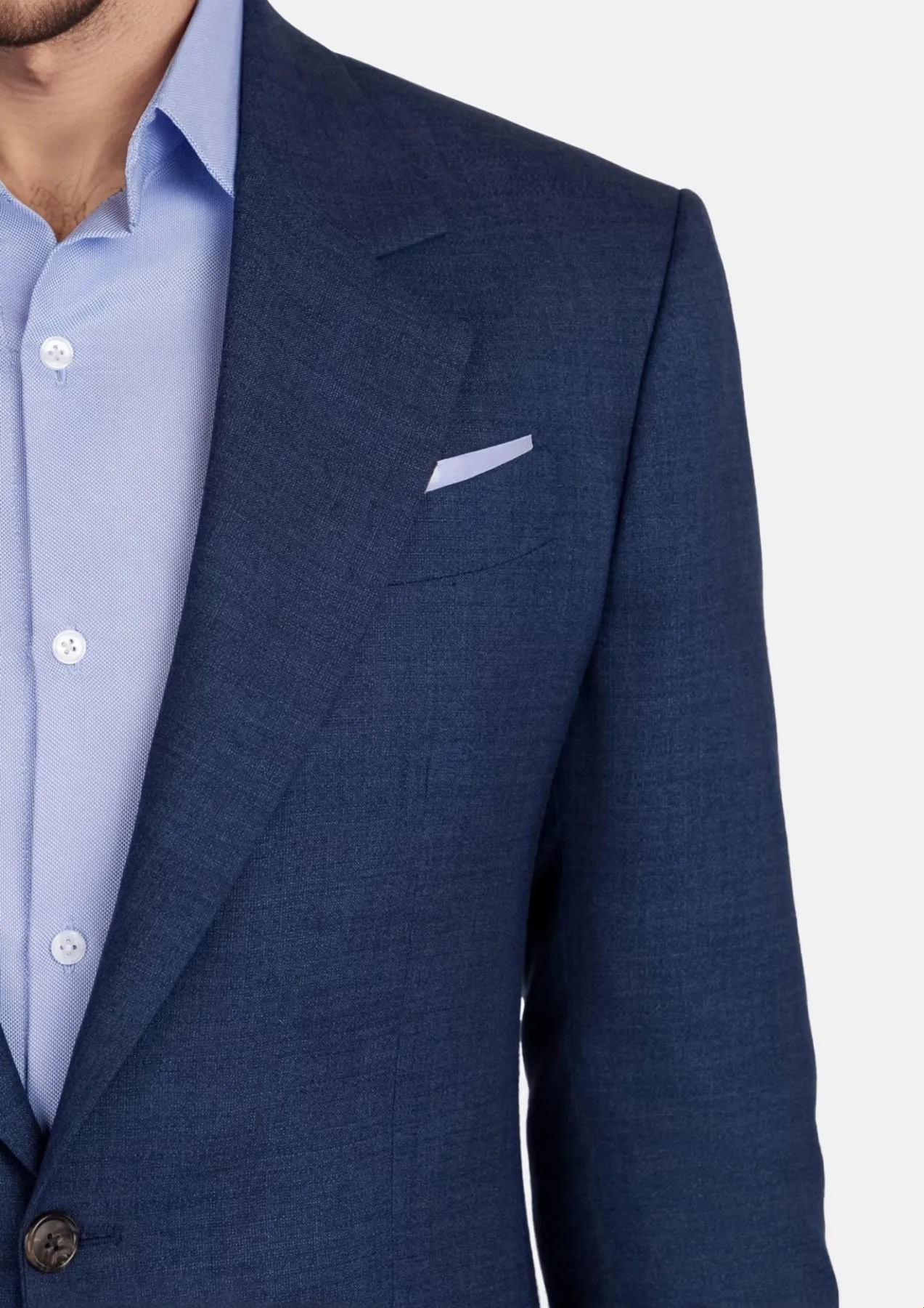 Delft Blue Bamboo Ellis Jacket sold by Sartoro product image thumbnail 2