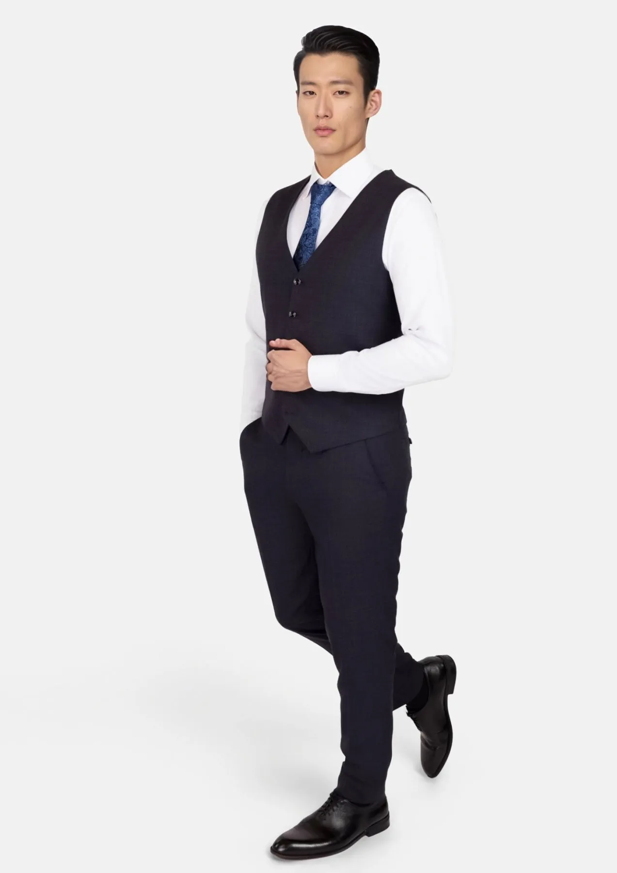 Charcoal Slate Vest sold by Sartoro product image thumbnail 4