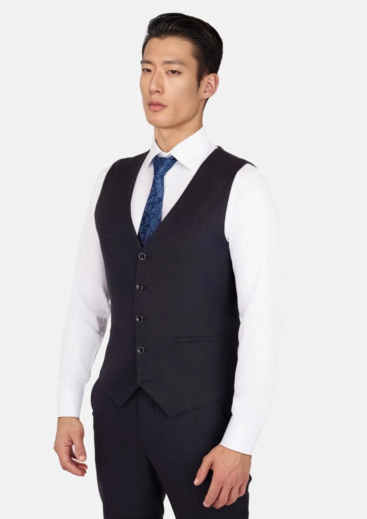 Charcoal Slate Vest sold by Sartoro product image thumbnail 2