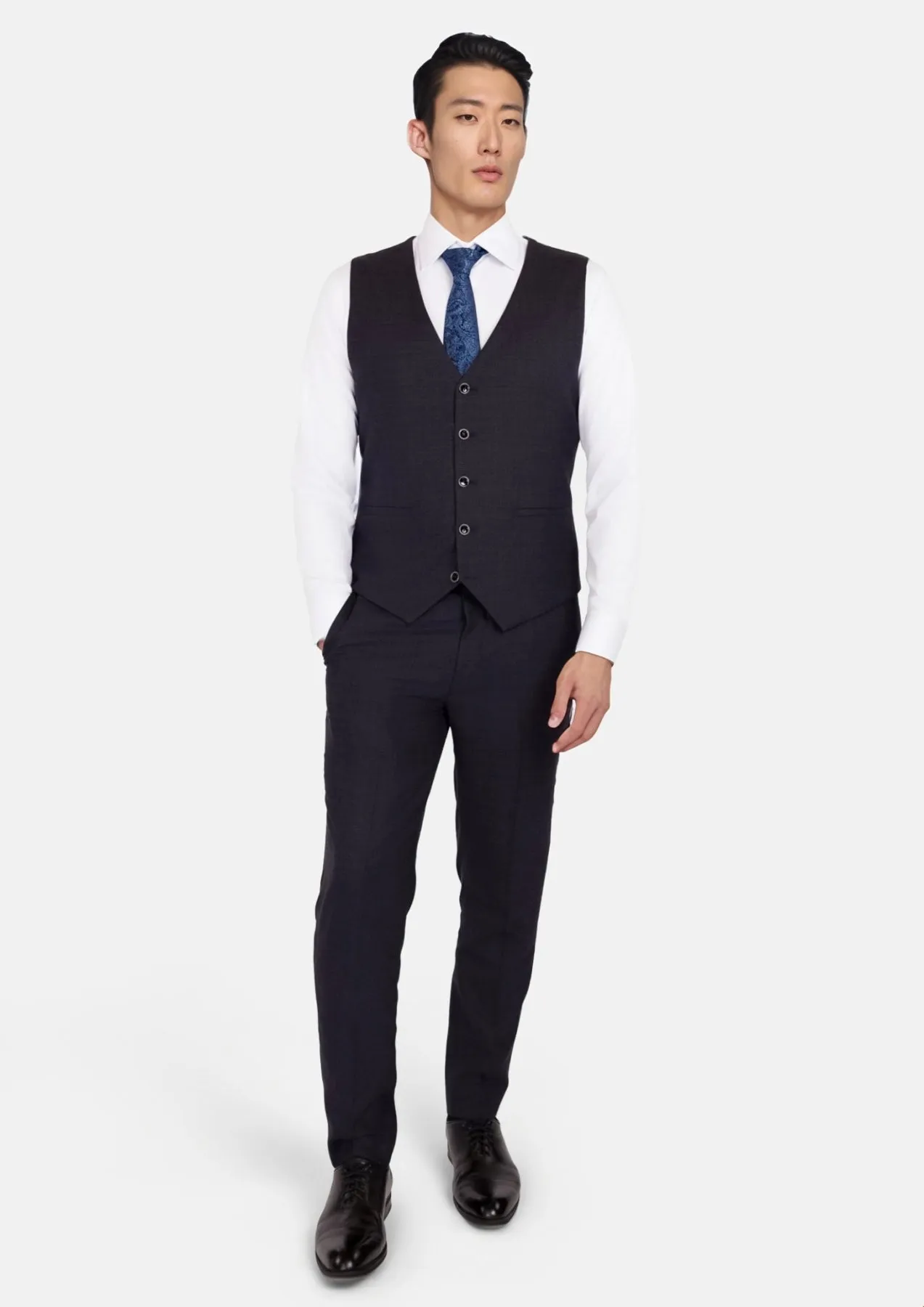 Charcoal Slate Vest sold by Sartoro product image thumbnail 5