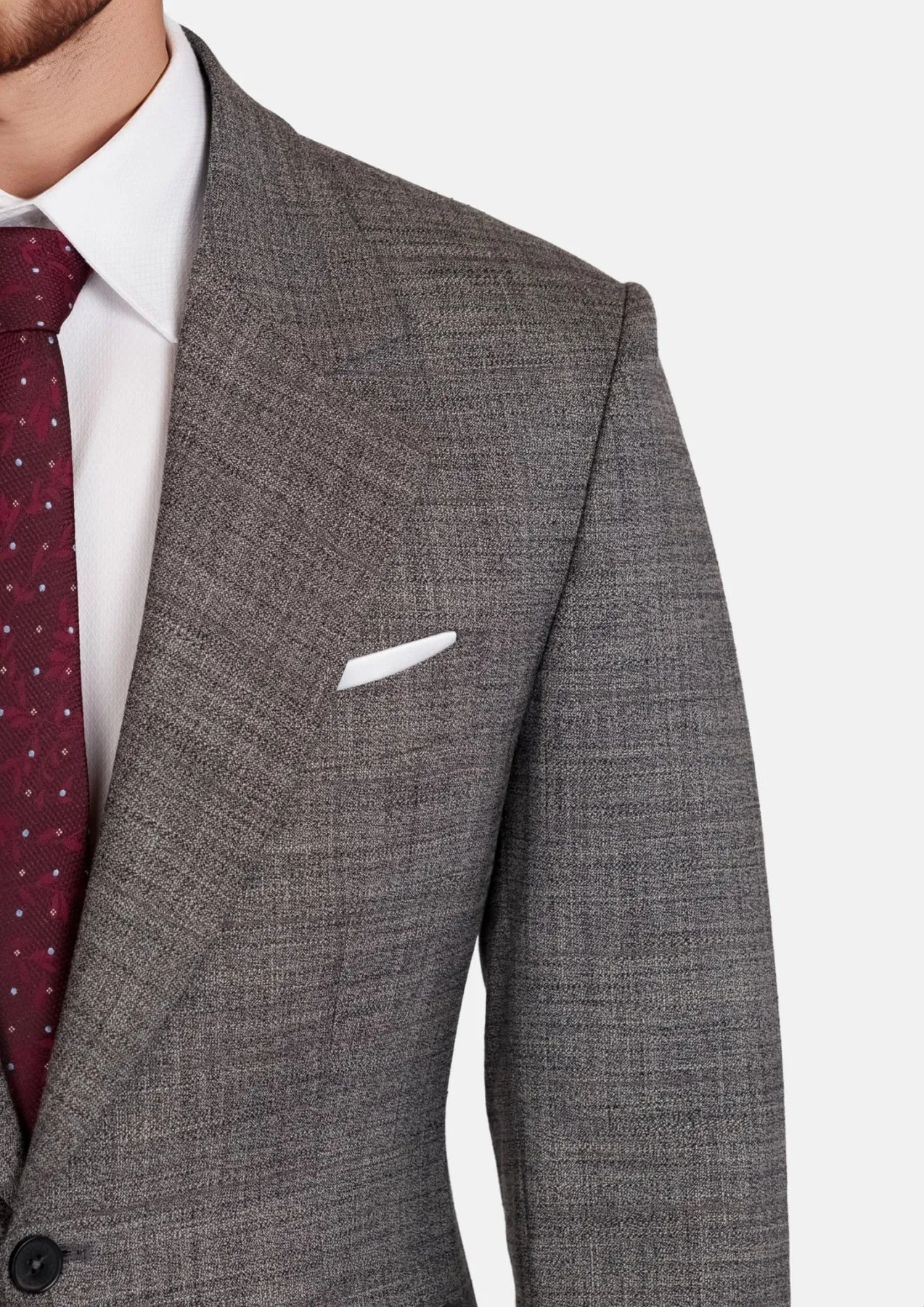 Nickel Grey Bamboo Ellis Jacket sold by Sartoro product image thumbnail 2