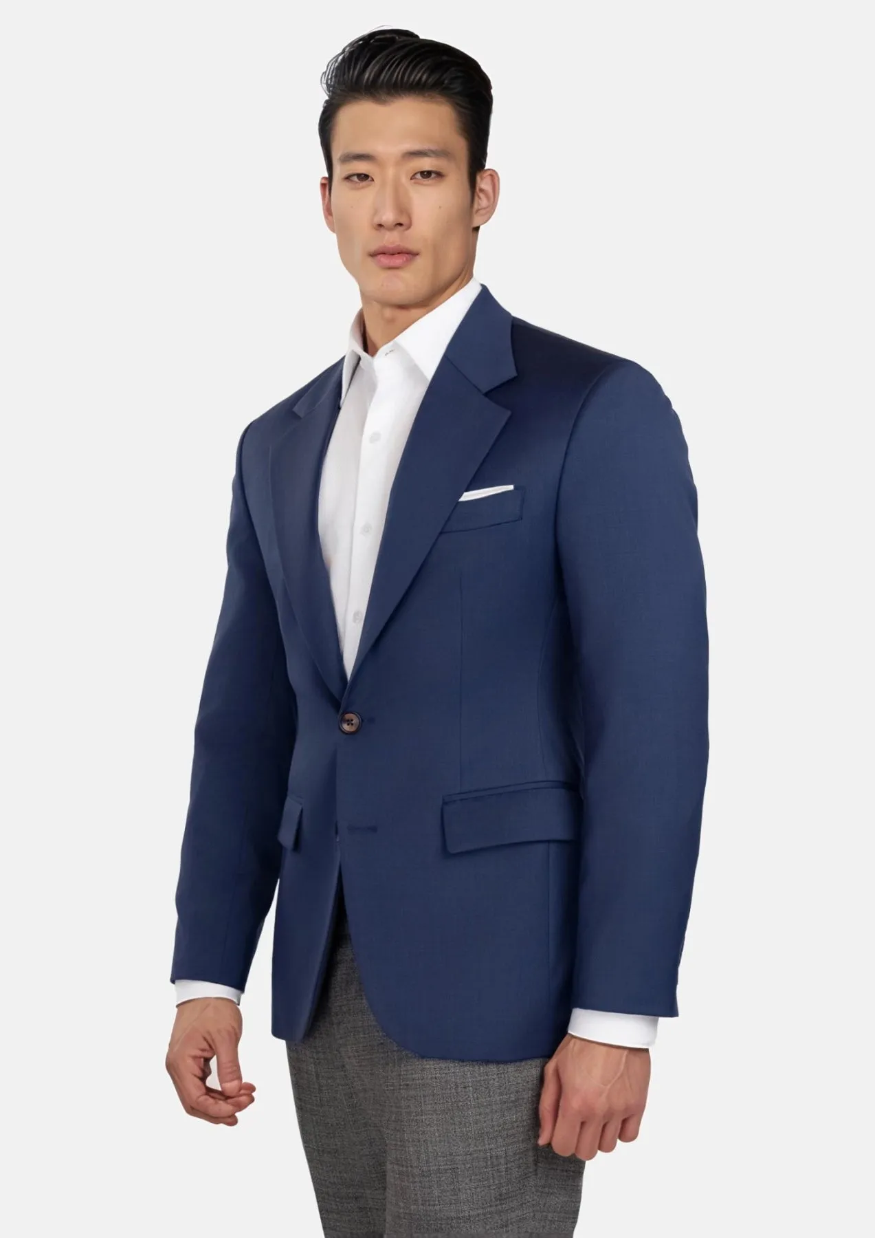 Royal Blue Performance Stretch Jacket sold by Sartoro product image thumbnail 3