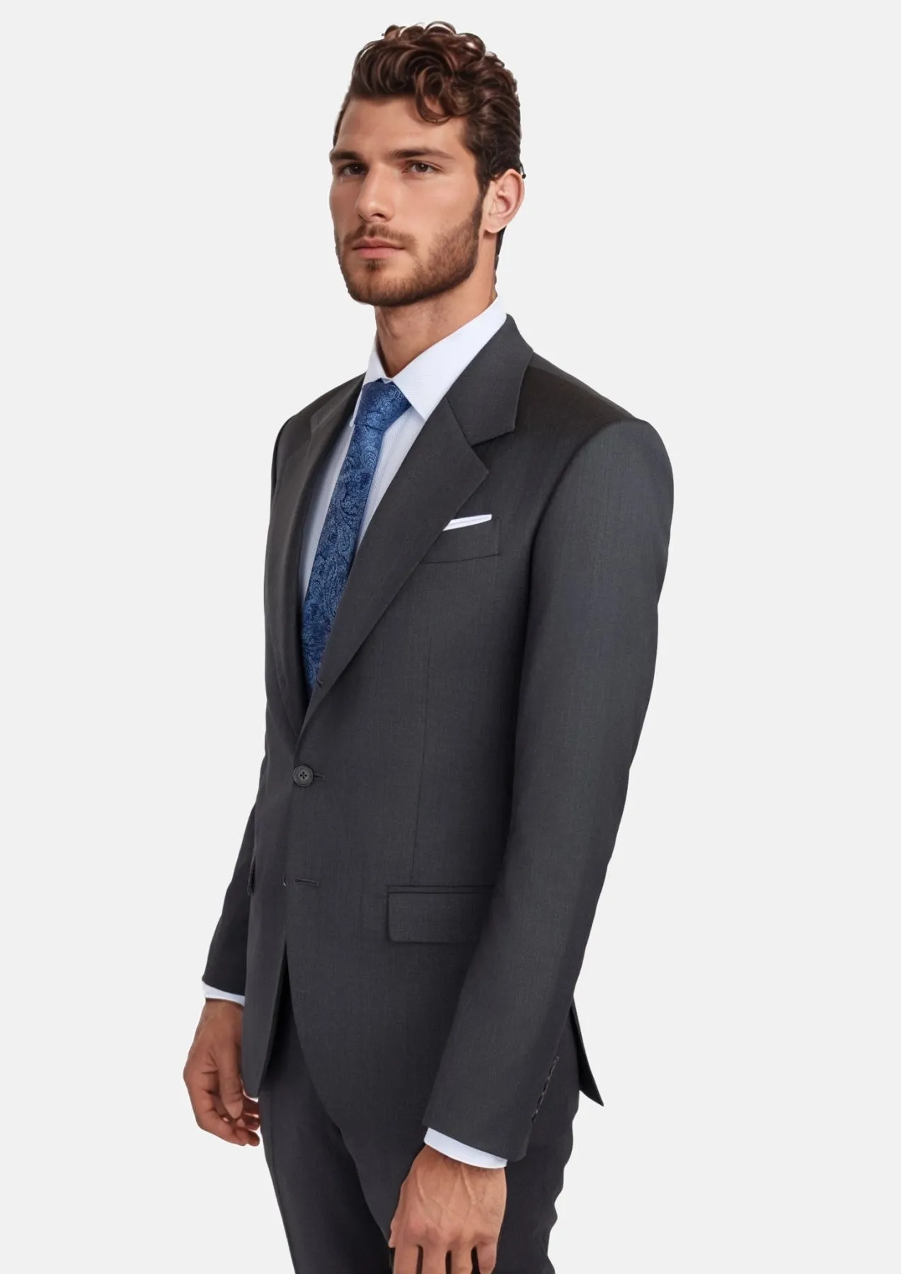 Charcoal Grey Performance Suit sold by Sartoro product image thumbnail 3
