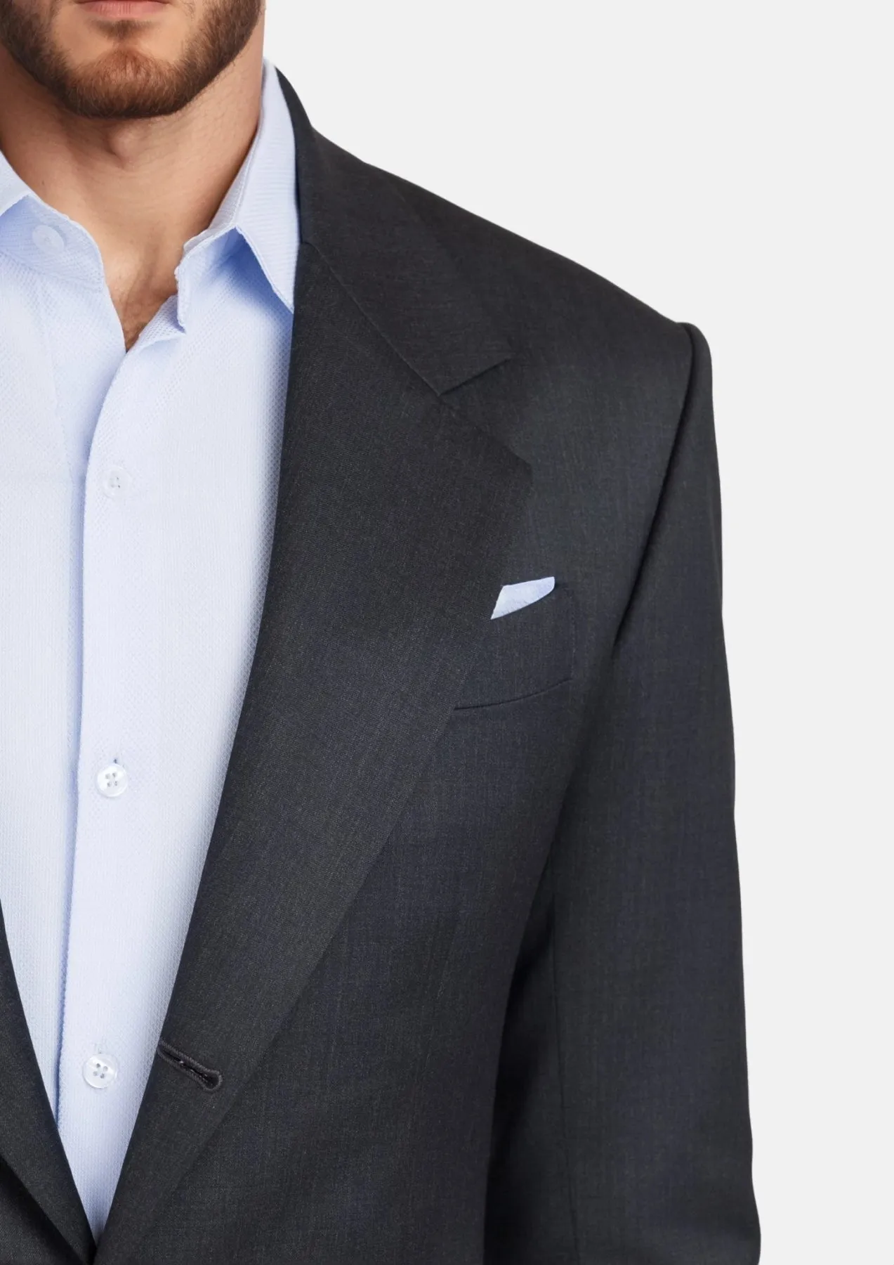 Charcoal Grey Performance Stretch Jacket sold by Sartoro product image thumbnail 2