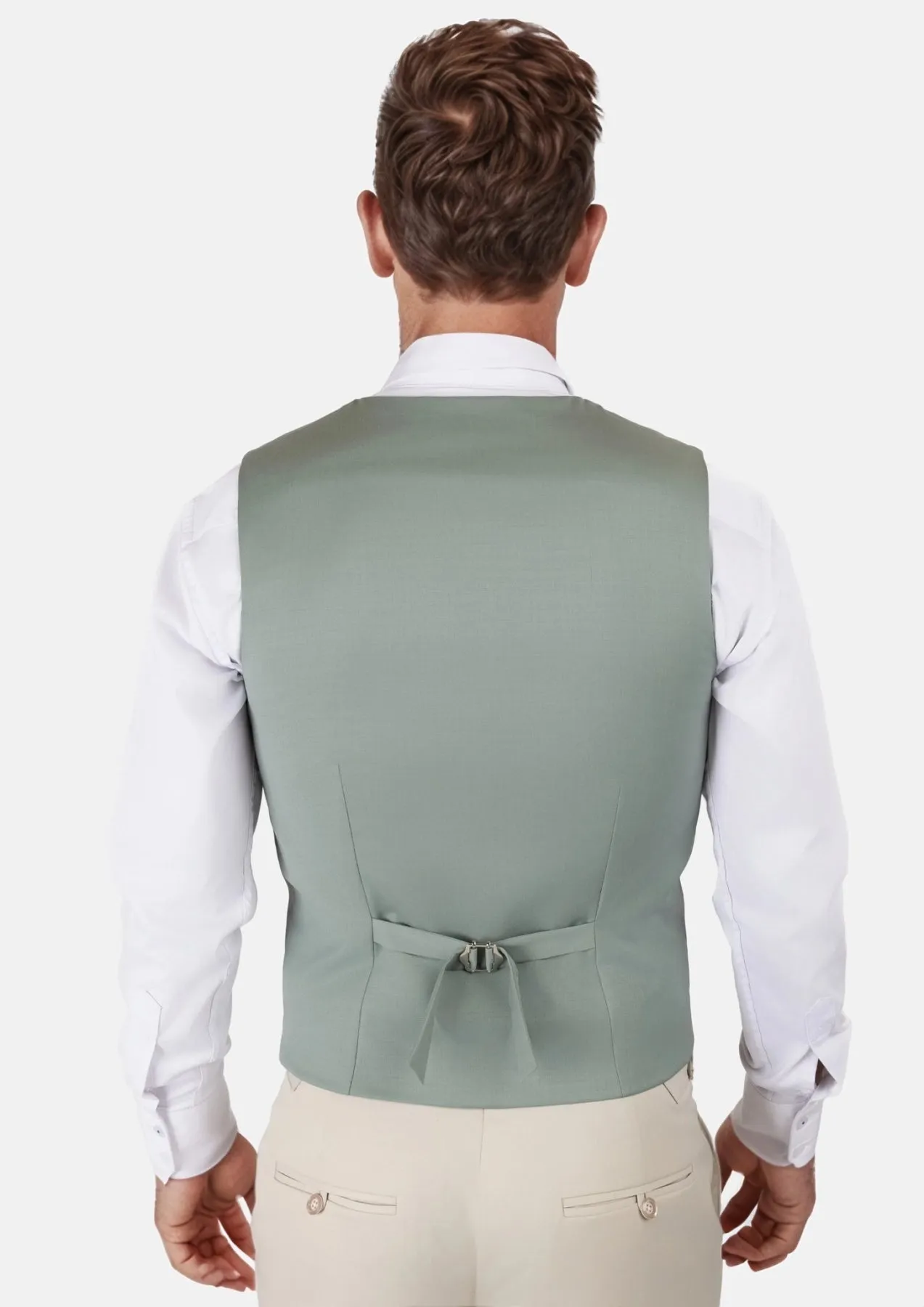 Jade Green Performance Vest sold by Sartoro product image thumbnail 4
