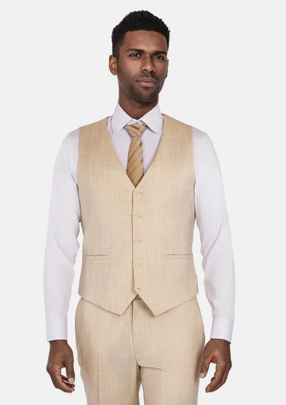 Sand Performance Stretch Vest sold by Sartoro