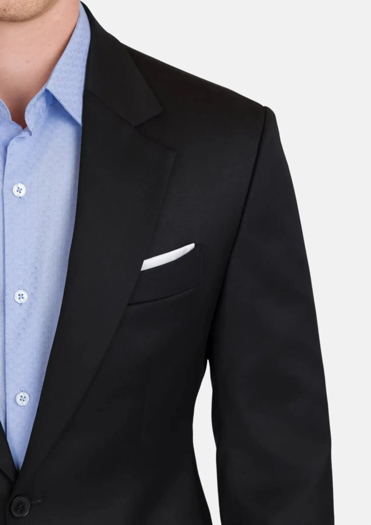 Jet Black Performance Stretch Jacket sold by Sartoro product image thumbnail 2