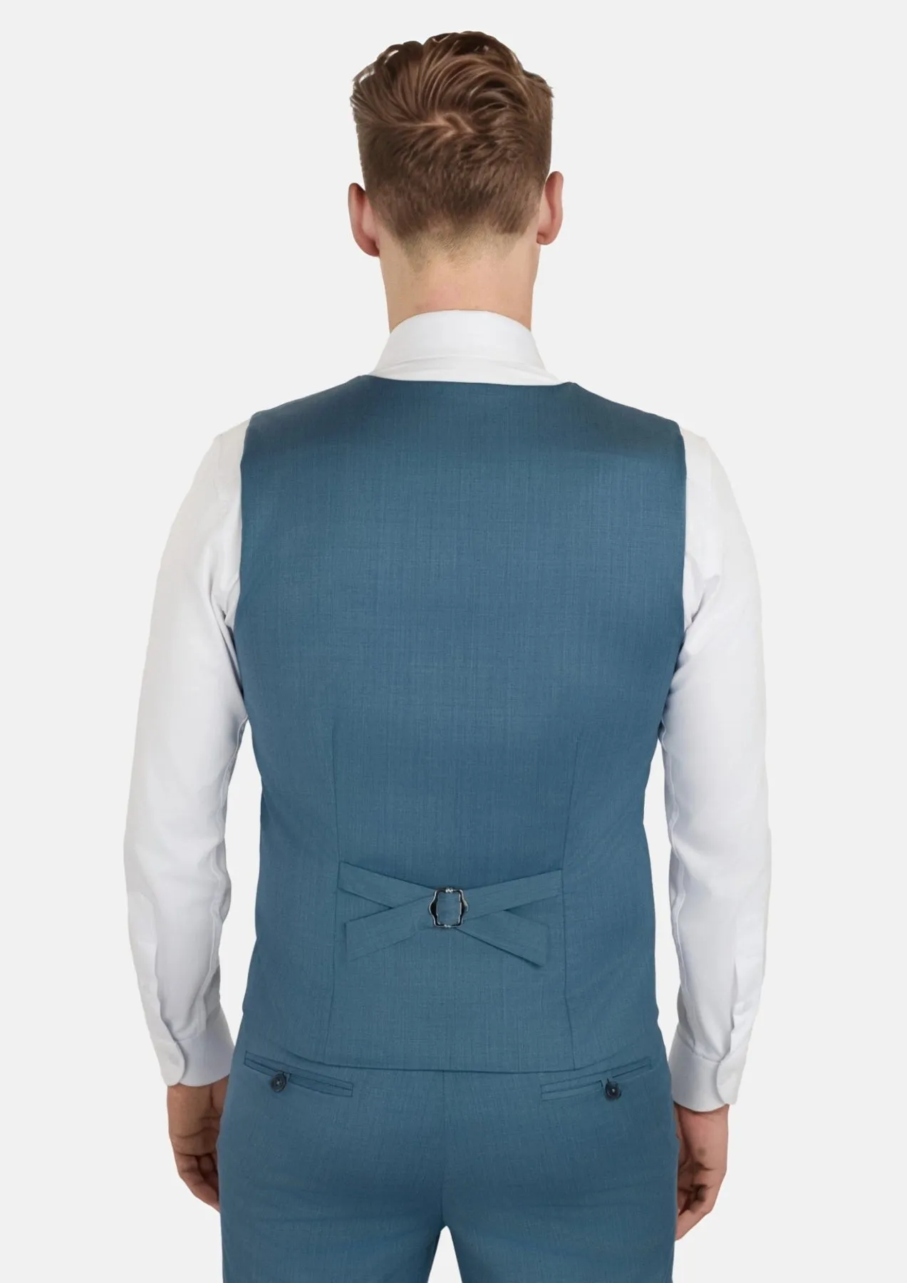 Olympic Blue Performance Stretch Vest sold by Sartoro product image thumbnail 4