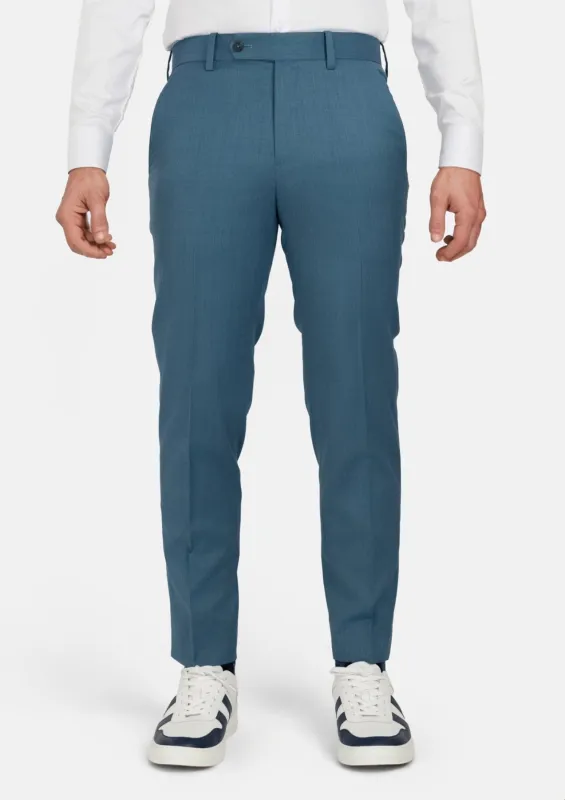 Olympic Blue Performance Stretch Suit Pants sold by Sartoro