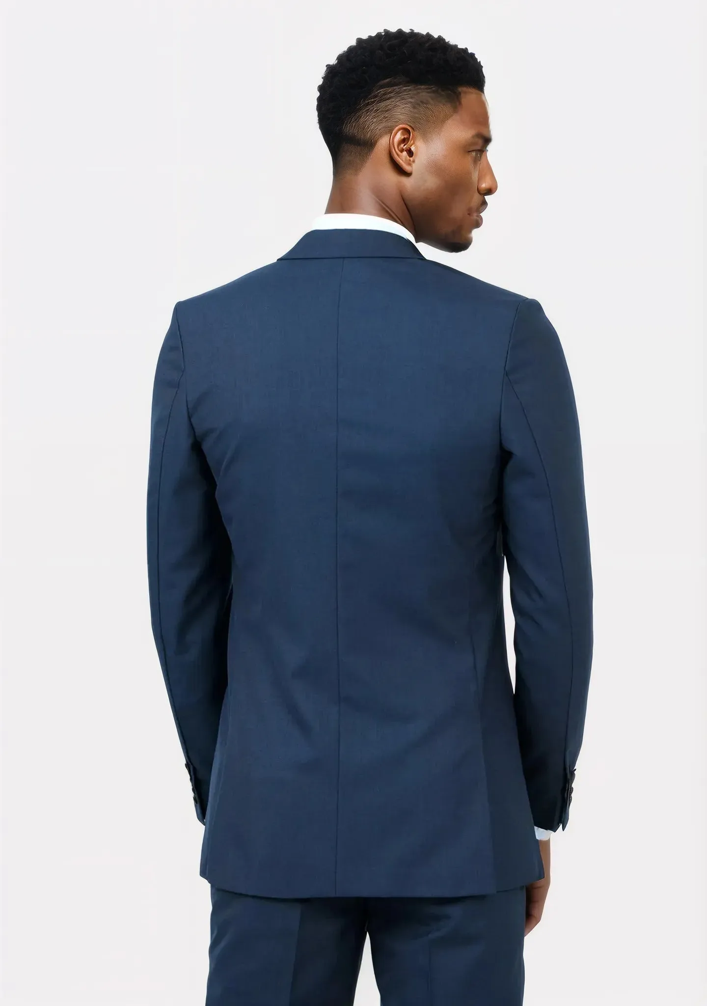 Astor Oxford Blue Sharkskin Jacket sold by Sartoro product image thumbnail 5