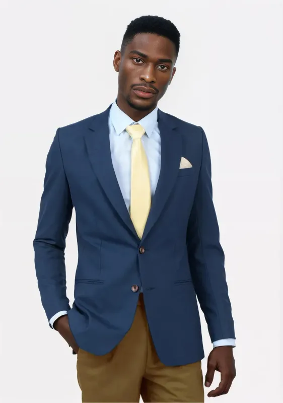 Astor Oxford Blue Sharkskin Jacket sold by Sartoro