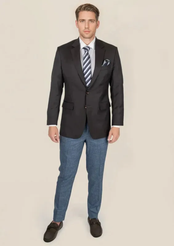 Astor Sable Brown Twill Jacket sold by Sartoro