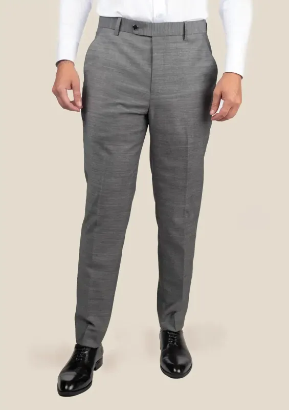 Granite Grey Birdseye Pants sold by Sartoro
